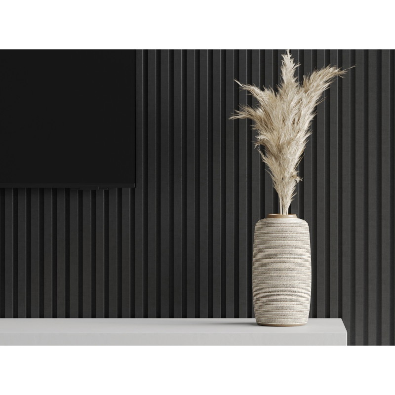 Mexen Lam-F lamele de perete acustice 275 x 31,5 cm, fetru 6 mm, In Negru - S105-275317-2812-069