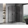Mexen Mist T zuhanykabin jobbos nyílóajtóval 120 x 80 cm, fekete keret, fekete - 8A4T-120-080-70-70-P
