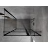 Mexen Mist T zuhanykabin jobbos nyílóajtóval 120 x 80 cm, fekete keret, fekete - 8A4T-120-080-70-70-P