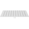 Mexen Slim pară de tip ploaie 25 x 25 cm, Albă - 79125-20