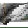 Mexen Mist T cabină de duș culisantă dreaptă 120 x 120 cm, cadru negru, negru - 8A4T-120-120-70-70-P