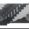 Mexen Pretoria cabină de duș cu balamale 80 x 120 cm, grafit, Crom + cadă pentru duș Flat - 852-080-120-01-40-4010
