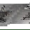 Mexen Mist T cabină de duș cu deschidere dreapta 80 x 80 cm, grilaj negru - 8A4T-080-080-70-77-P