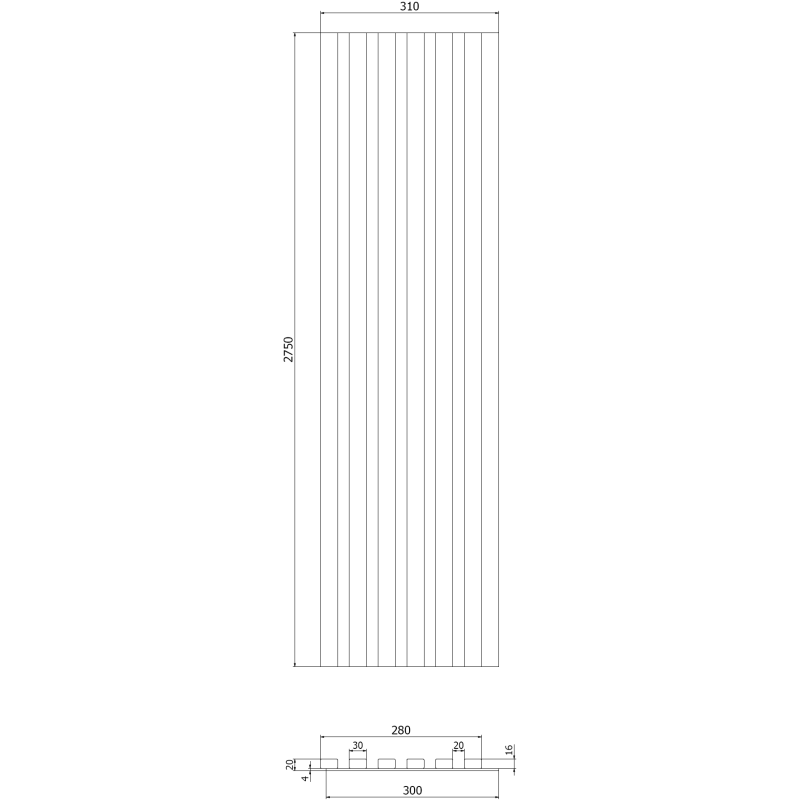 Mexen Lam-B falpanel minta, HDF lemez 4 mm, technikai furnér, Arany Teak - S100-014-S