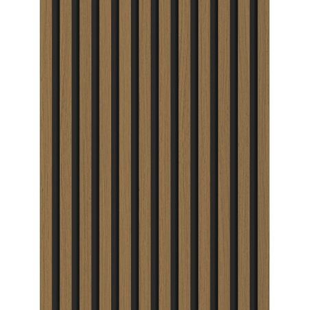 Mexen Lam-B falpanel minta, HDF lemez 4 mm, technikai furnér, Arany Teak - S100-014-S