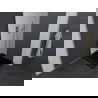 Mexen Pretoria cabină de duș pivotantă 70 x 70 cm, grafit, crom + cadă de duș Flat, negru - 852-070-070-01-40-4070