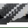 Mexen Pretoria cabină de duș pivotantă 70 x 70 cm, grafit, crom + cadă de duș Flat, negru - 852-070-070-01-40-4070