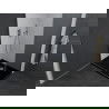 Mexen Pretoria cabină de duș cu uși batante 70 x 100 cm, grafit, crom + cadă de duș Flat, negru - 852-070-100-01-40-4070
