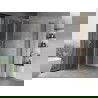 Mexen Mist Duo cabină de duș pivotantă 120 x 95 cm, transparent, cromat - 8A4-120-095-01-00