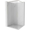 Mexen Rox Walk-in zuhanyfal 80 x 200 cm, átlátszó 8 mm, csiszolt nikkel - 8C2-080-003-97-00