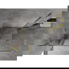 Cabină de duș cu uși batante Mexen Mist Duo 85 x 70 cm, transparent, auriu periat - 8A4-085-070-55-00
