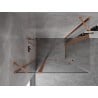 Mexen Mist Duo zuhanykabin nyíló 105 x 95 cm, áttetsző, Bronz szálcsiszolt - 8A4-105-095-65-00