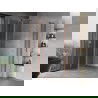 Mexen Mist Duo cabină de duș pivotantă 115 x 95 cm, transparentă, cupru periat - 8A4-115-095-65-00