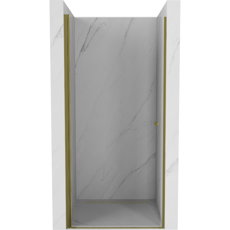 Mexen Pretoria ușa de duș cu balamale 100 cm, Transparent, Auriu - 852-100-000-50-00