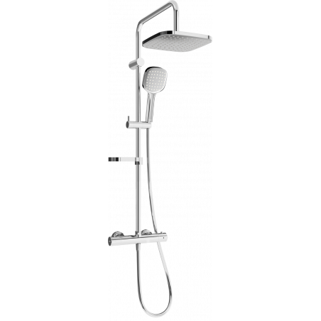 Mexen KX33 set de duș cu pară de tip ploaie și baterie termostatică, Crom - 771503391-00