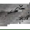 Mexen Mist Duo lengő zuhanykabin 120 x 70 cm, átlátszó, fekete - 8A4-120-070-70-00