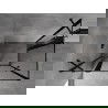Mexen Mist Duo cabină de duș cu uși batante 120 x 115 cm, ramă neagră, negru - 8A4-120L-115P-70-70