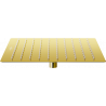 Mexen Slim pălărie de duș 25 x 25 cm, auriu - 79125-50
