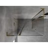 Mexen Mist L Duo cabină de duș pivotantă 100 x 90 cm, transparentă, auriu - 8A4L-100-090-50-00