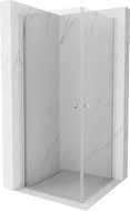 Mexen Pretoria Duo zuhanykabin nyíló 100 x 100 cm, átlátszó, króm - 852-100-100-02-00