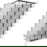 Mexen Rox Walk-in zuhanyfal jobb oldali 70 x 200 cm, fekete keret 8 mm, fekete - 8C2-070-003-70-70-P
