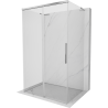 Mexen Rox-3S L 3-falú, tolóajtós zuhanykabin 130 x 85 cm, átlátszó, króm - 8C2L-130-085-01-00-3S