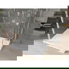 Mexen Omega cabină de duș cu 3 pereți, glisantă 140 x 100 cm, transparentă, crom + cadă Flat - 825-140-100-01-00-3s-4010