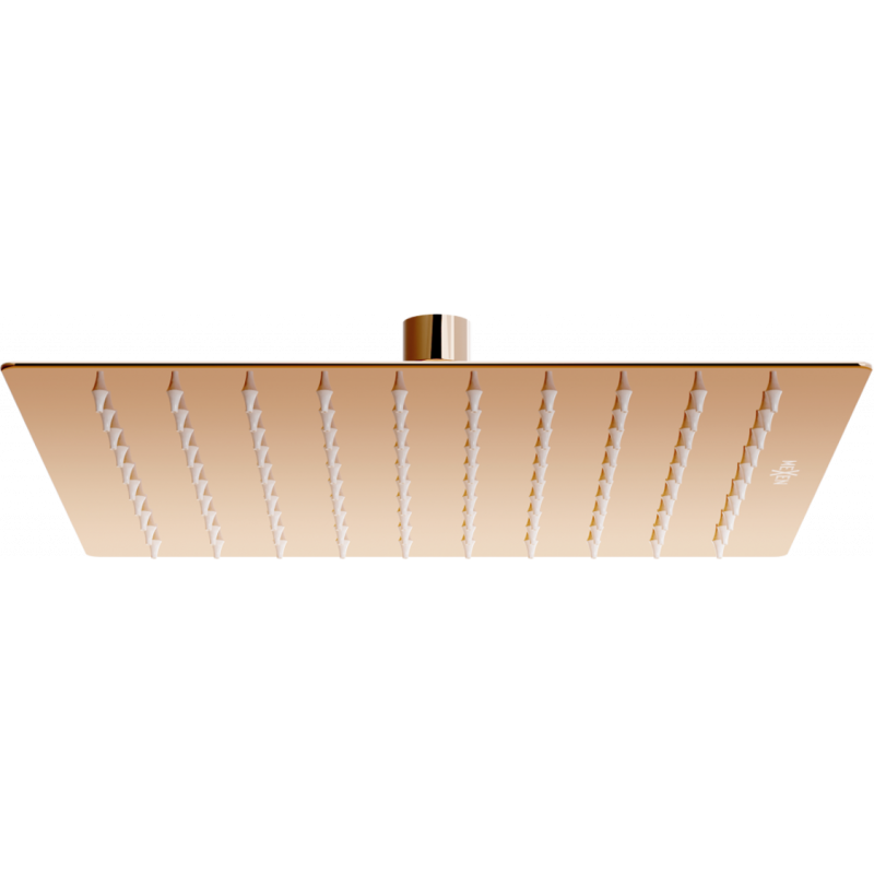 Mexen Slim palar de duș 25 x 25 cm, aur roz - 79125-60