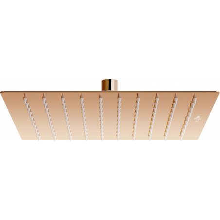 Mexen Slim cap de duș 25 x 25 cm, aur roz - 79125-60
