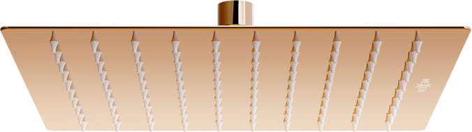 Mexen Slim pară de tip ploaie 25 x 25 cm, Roz-auriu - 79125-60