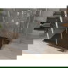 Cabină de duș Mexen Omega cu 3 pereți, glisantă 110 x 100 cm, transparentă, crom + cadă Flat - 825-110-100-01-00-3s-4070