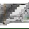 Mexen Mist-H Duo cabină de duș cu deschidere de 75 x 105 cm, transparent, crom - 8A5-075L-105P-01-00