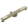 Mexen Flat 360° M13 scurgere liniară rotativă 2 în 1 50 cm, auriu - 1510050-40