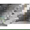 Mexen Mist-H Duo cabină de duș cu ușă batantă 120 x 115 cm, transparent, crom - 8A5-120L-115P-01-00
