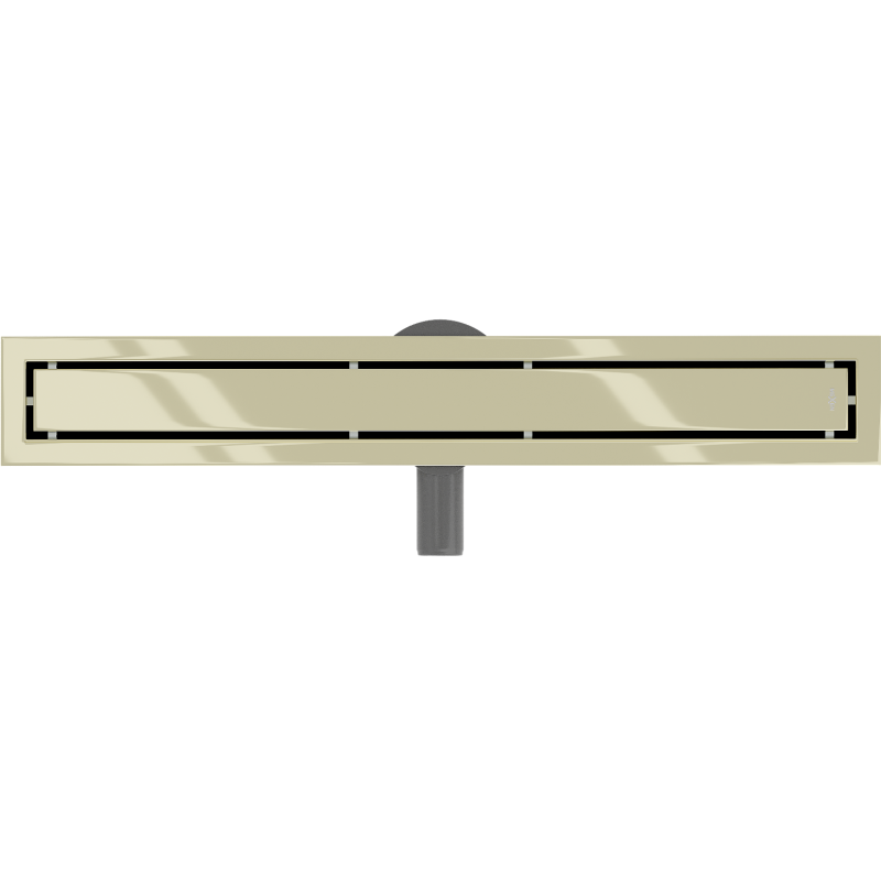 Mexen Flat 360° M13 sifon liniar rotativ 2 în 1 60 cm, auriu - 1510060-40