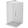Mexen Rox-3S L Cabină de duș cu 3 pereți glisanți 120 x 120 cm, transparentă, crom - 8C2L-120-120-01-00-3S