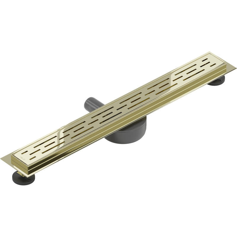 Mexen Flat 360° M01 scurgere liniară rotativă 70 cm, auriu - 1520070-40