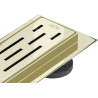 Mexen Flat 360° M01 forgó vonalmenti lefolyó 90 cm, arany - 1520090-40