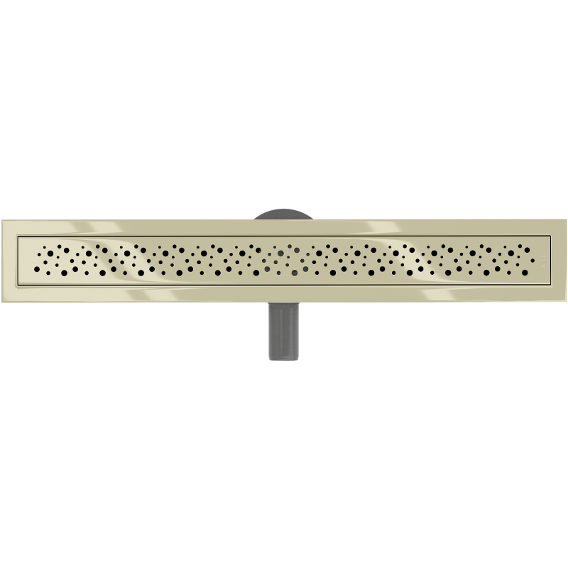 Mexen Flat 360° M12 scurgere liniară rotativă 50 cm, auriu - 1521050-40