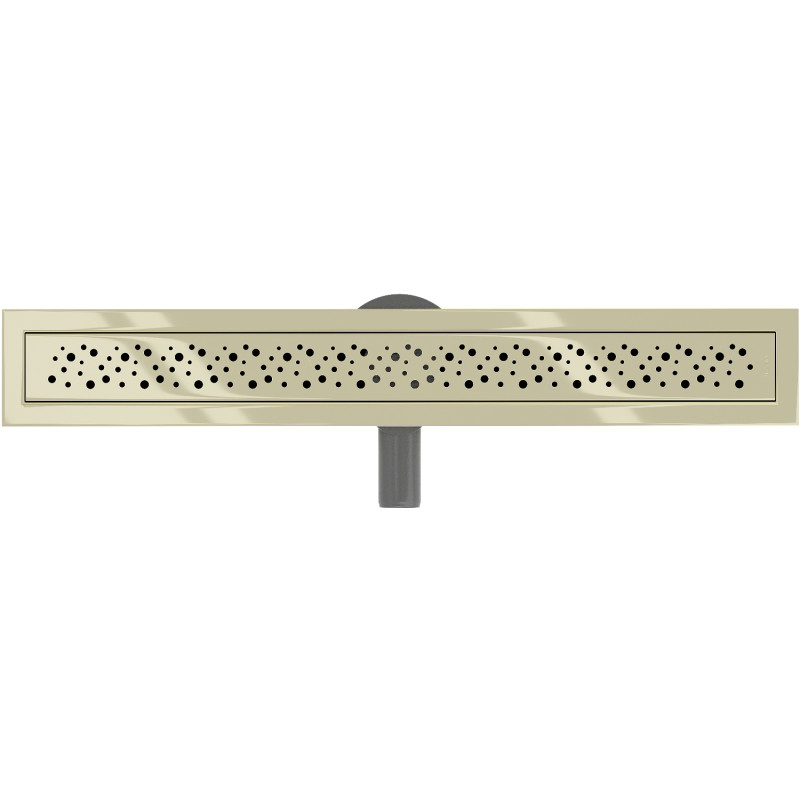 Mexen Flat 360° M12 scurgere liniar rotativă 60 cm, auriu - 1521060-40