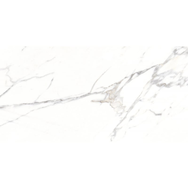 Mexen Agata Mostră albă de gresie porțelanată rectificată G1, placă pentru podea și perete 120 x 60 cm, lucioasă - TL144-00-S