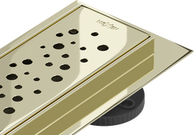 Mexen Flat 360° M12 forgatható vonalmenti folyóka 60 cm, arany - 1521060-40