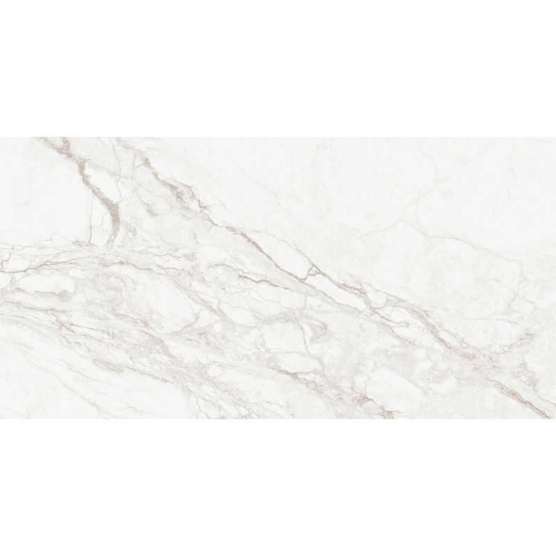 Mexen Rayas Probă de gresie glazurată argintie rectificată G1, plăcuță podea-perete 120 x 60 cm, lucioasă - TL147-01-S