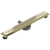 Mexen Flat 360° M18 scurgere liniară rotativă 50 cm, auriu - 1523050-40