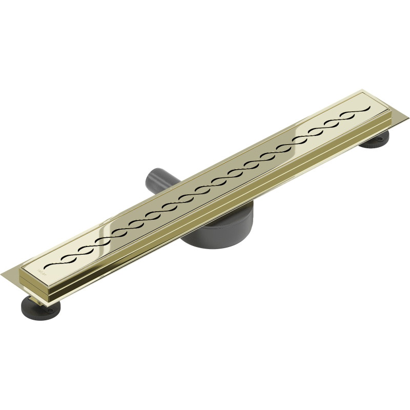 Mexen Flat 360° M18 scurgere liniară rotativă 60 cm, auriu - 1523060-40