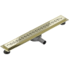 Mexen Flat 360° M18 scurgere liniară rotativă 60 cm, aurie - 1523060-40