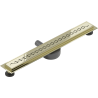 Mexen Flat 360° M18 scurgere liniiră rotativă 70 cm, Auriu - 1523070-40