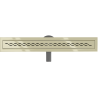 Mexen Flat 360° M18 scurgere liniiră rotativă 70 cm, Auriu - 1523070-40