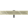 Mexen Flat 360° M15 scurgere liniară rotativă 70 cm, auriu - 1524070-40
