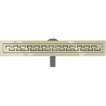 Mexen Flat 360° M15 scurgere liniiră rotativă 70 cm, Auriu - 1524070-40